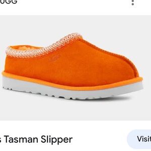 Orange Tasman Slippers